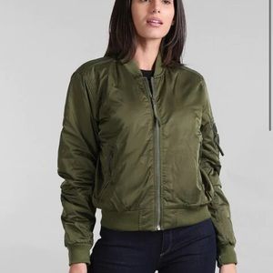 Free People Midnight Bomber Santeen Jacket